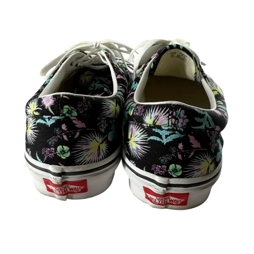 Vans Era Paradise Floral Sneakers W 8 M 6.5 Tropical Canvas Shoes Skater Lace Up